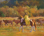 Morning Cows in the Hill Country